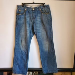 RAW DIAMOND MEN'S JEANS BLUE SIZE 40